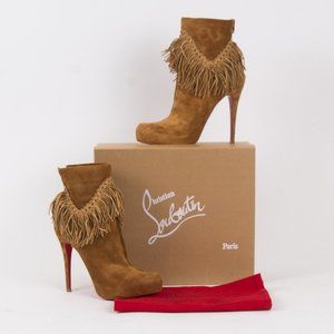 Christian Louboutin Rom 120 suede ankle boots